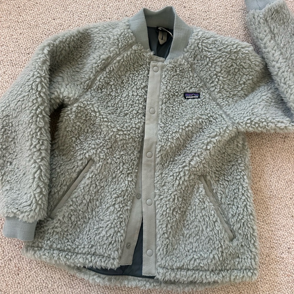 Patagonia Light Green Sage Fleece Jacket